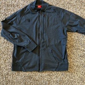 Nike LeBron King James Charcoal Gray Zip-Up Jacket